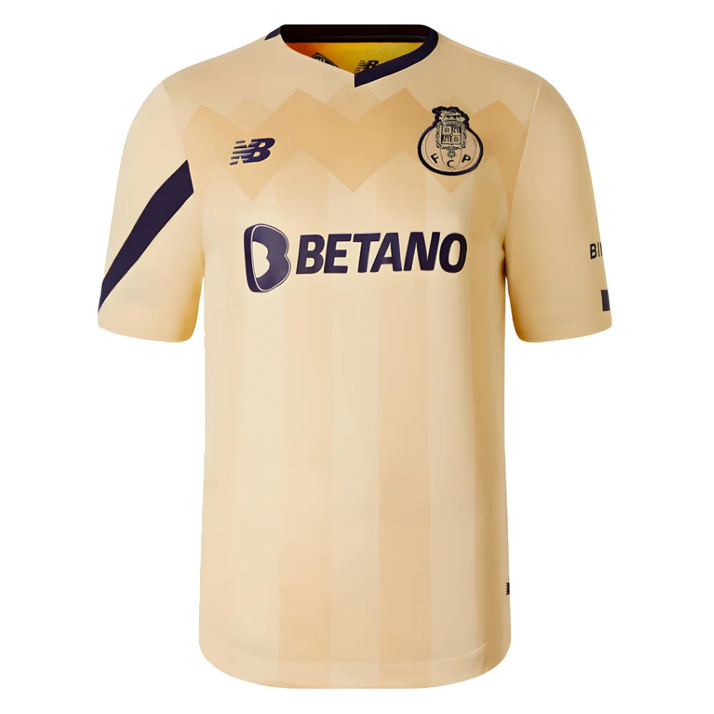 '23-'24 Porto Away Shirt Polyester Made By: New Balance Men's Gold Large