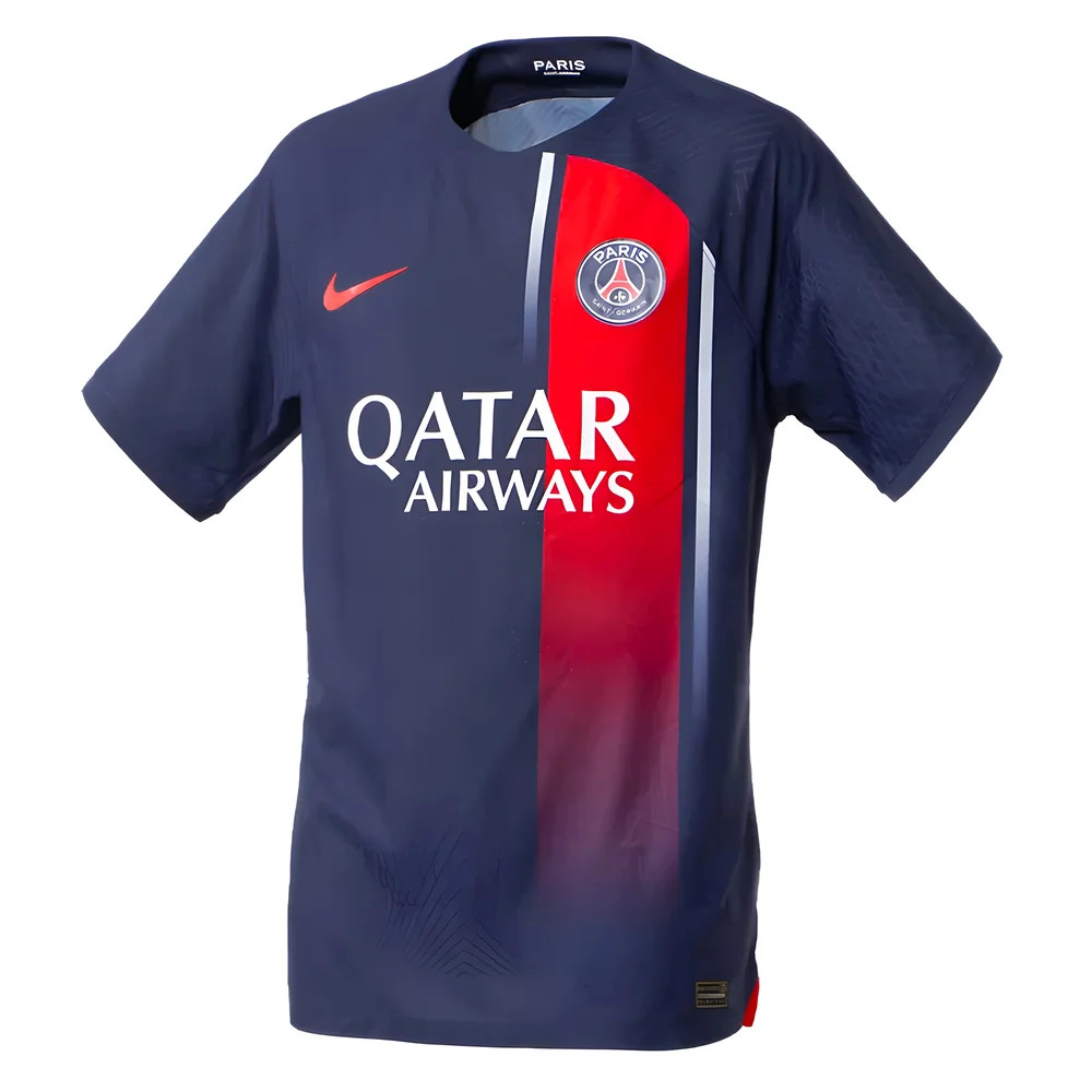 '23-'24 Psg Home Match Authentic Shirt Polyester Made By: Nike Men's Navy Medium