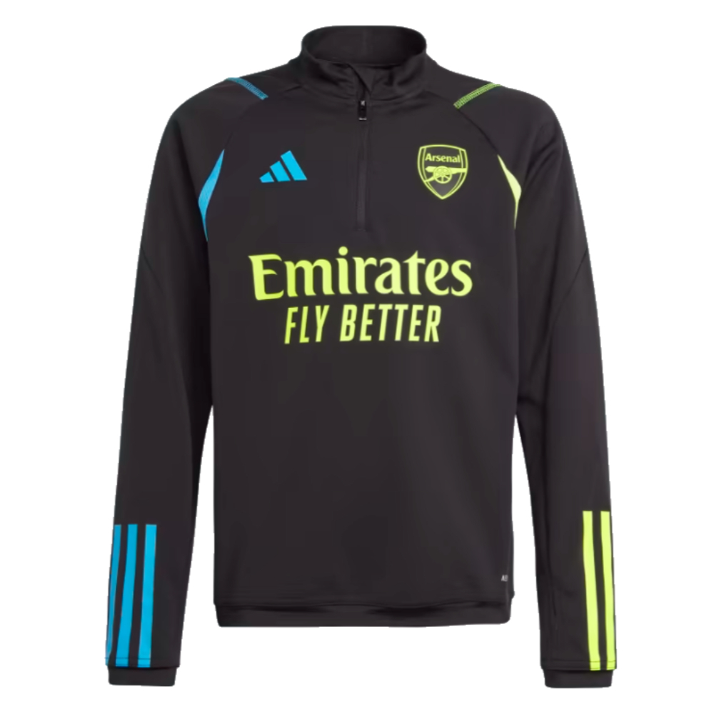 2023-2024 Arsenal Training Top (Black) - Kids [HZ2171