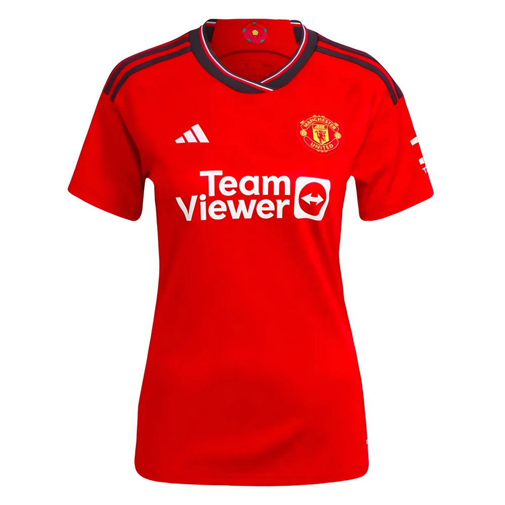 '23-'24 Man Utd Home Shirt () Polyester Manchester United Made By: Adidas Women's Red Medium