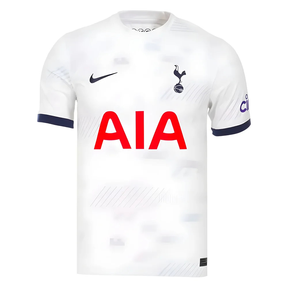 '23-'24 Tottenham Hotspur Home Shirt Polyester Made By: Nike Men's White Extra Small
