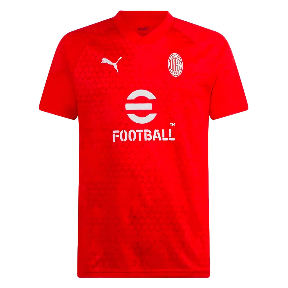 '23-'24 Ac Milan Training Jersey (Red) Polyester Made By: Puma Men's Red Small