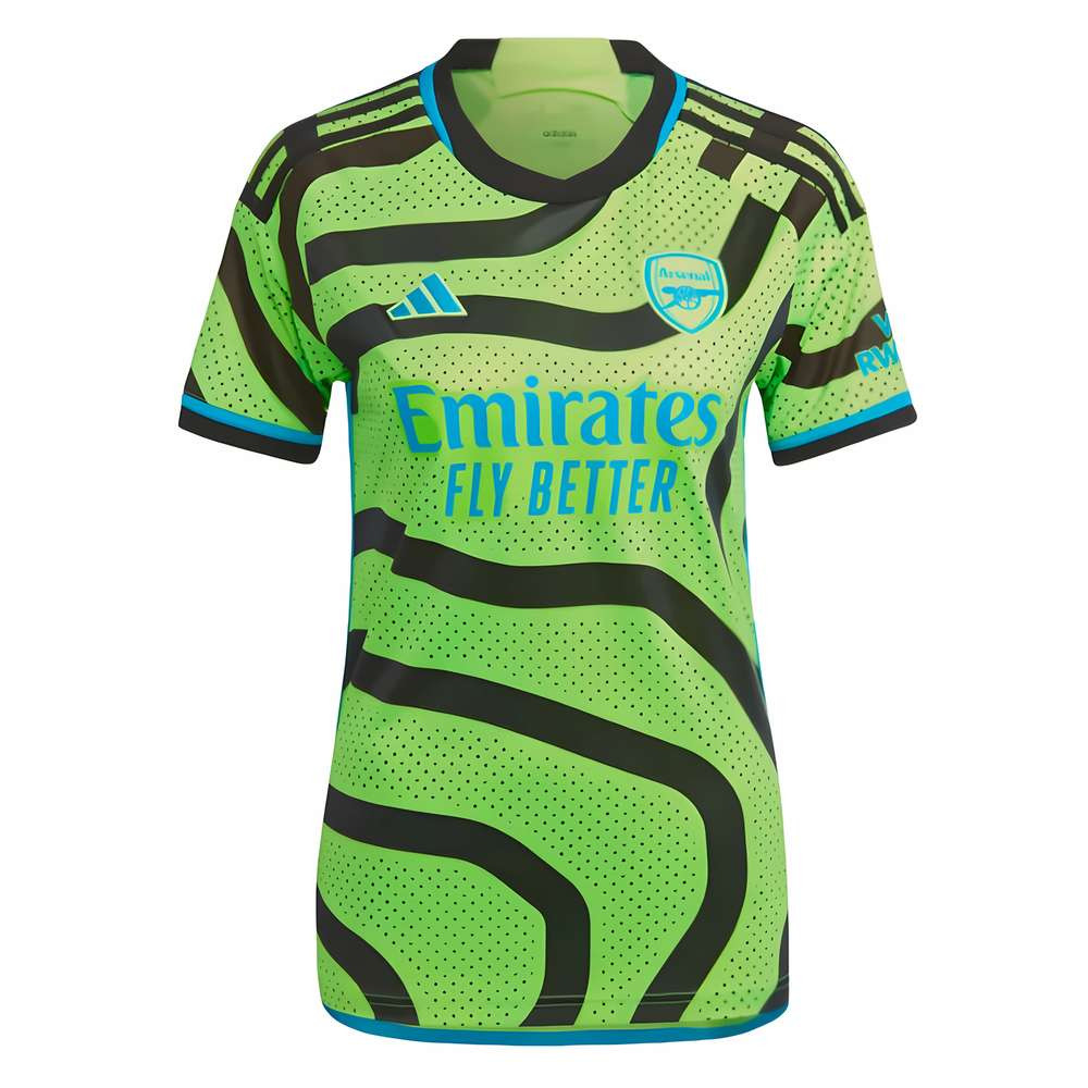 '23-'24 Arsenal Away Shirt () Polyester Made By: Adidas Women's Yellow Small