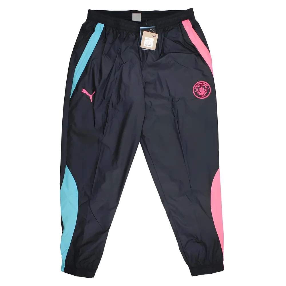 '23-'24 Man City Pre-Match Woven Pant (Dark ) Polyester Manchester City Made By: Puma Men's Navy Small