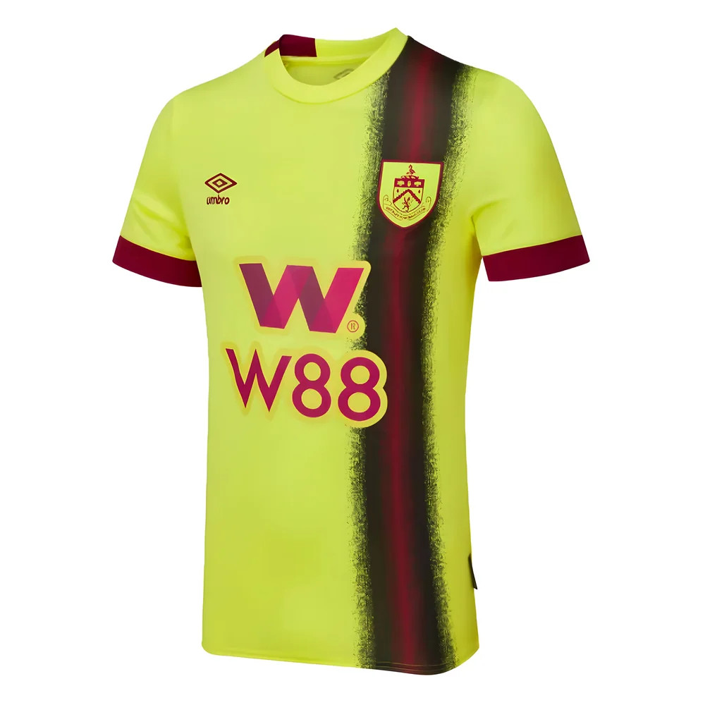'23-'24 Burnley Away Shirt Polyester Made By: Umbro Men's Yellow 3XL