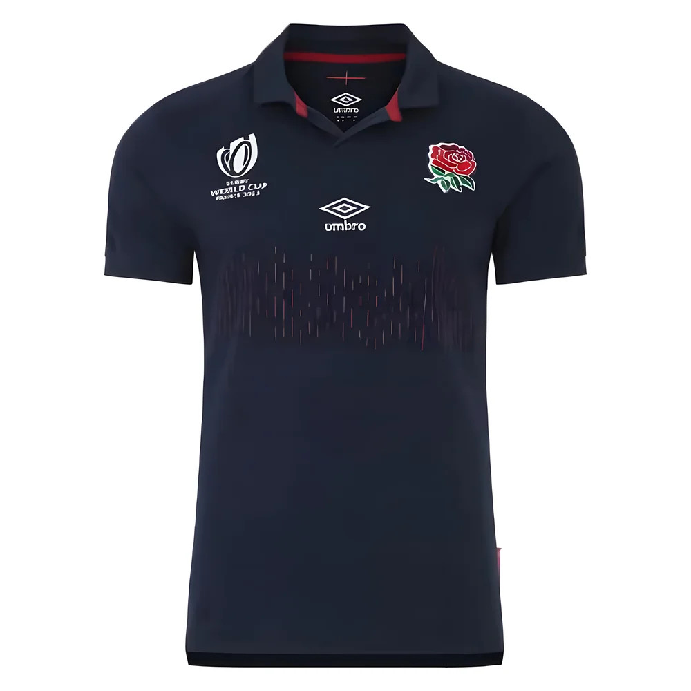 England Rwc 2023 Alternate Classic Rugby Jersey Polyester Azerbaijan Made By: Umbro Men's Navy Medium