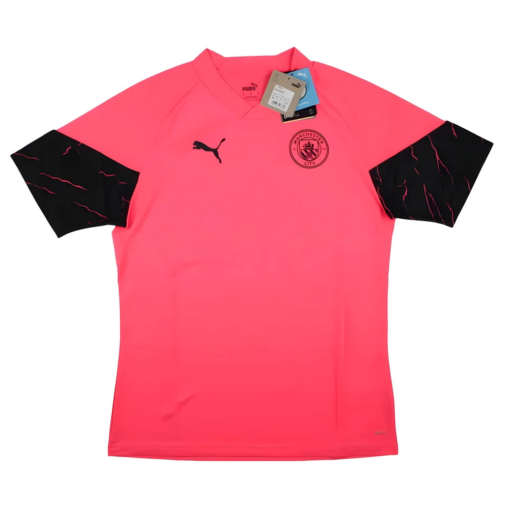 '23-'24 Man City Training Jersey (Sunset Glow) Polyester Manchester City Made By: Puma Men's Pink Xxl