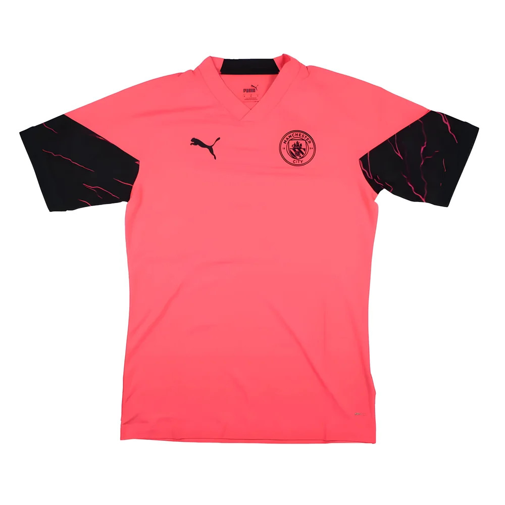 '23-'24 Man City Training Jersey Pro (Sunset Glow) Polyester Manchester City Made By: Puma Men's Pink Small