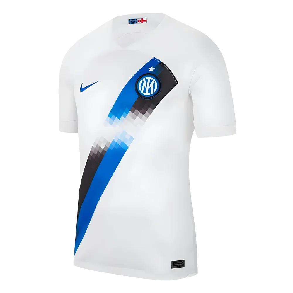'23-'24 Inter Milan Away Shirt Polyester Made By: Nike Men's White Xxl