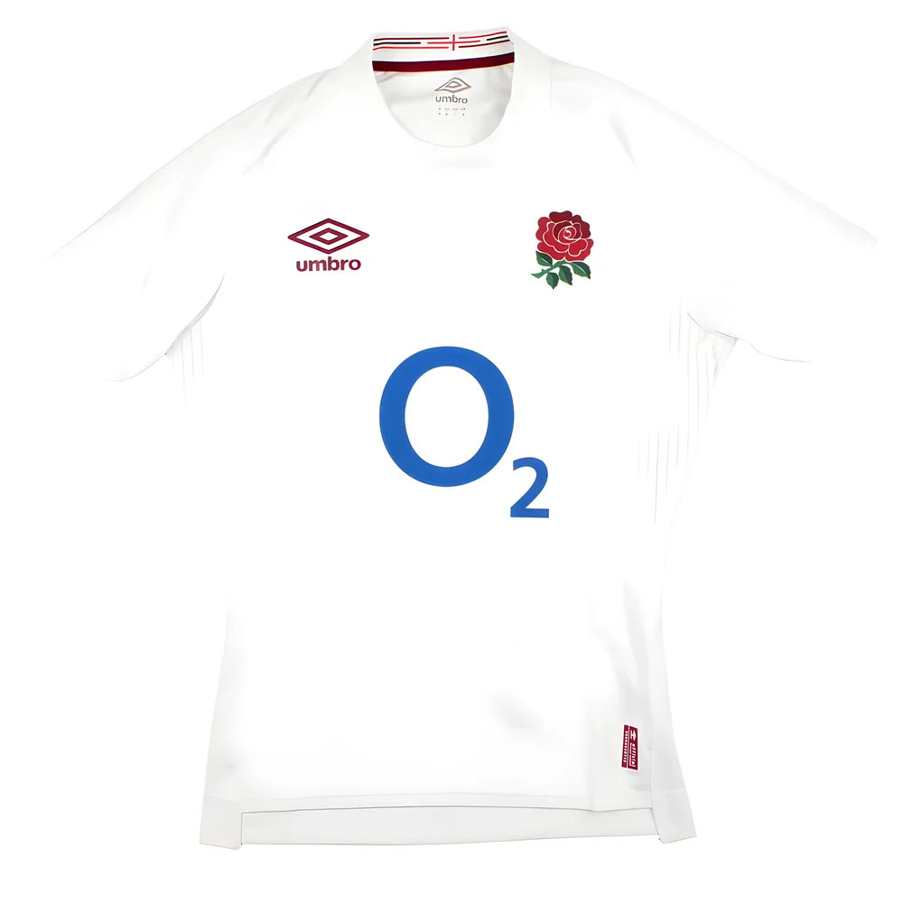 '23-'24 England Rugby Home Pro Jersey Polyester Azerbaijan Made By: Umbro Men's Navy 3XL