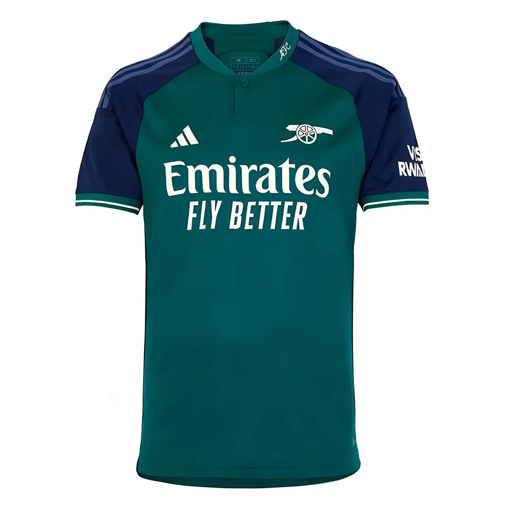'23-'24 Arsenal Third Shirt Polyester Made By: Adidas Men's Green 3XL