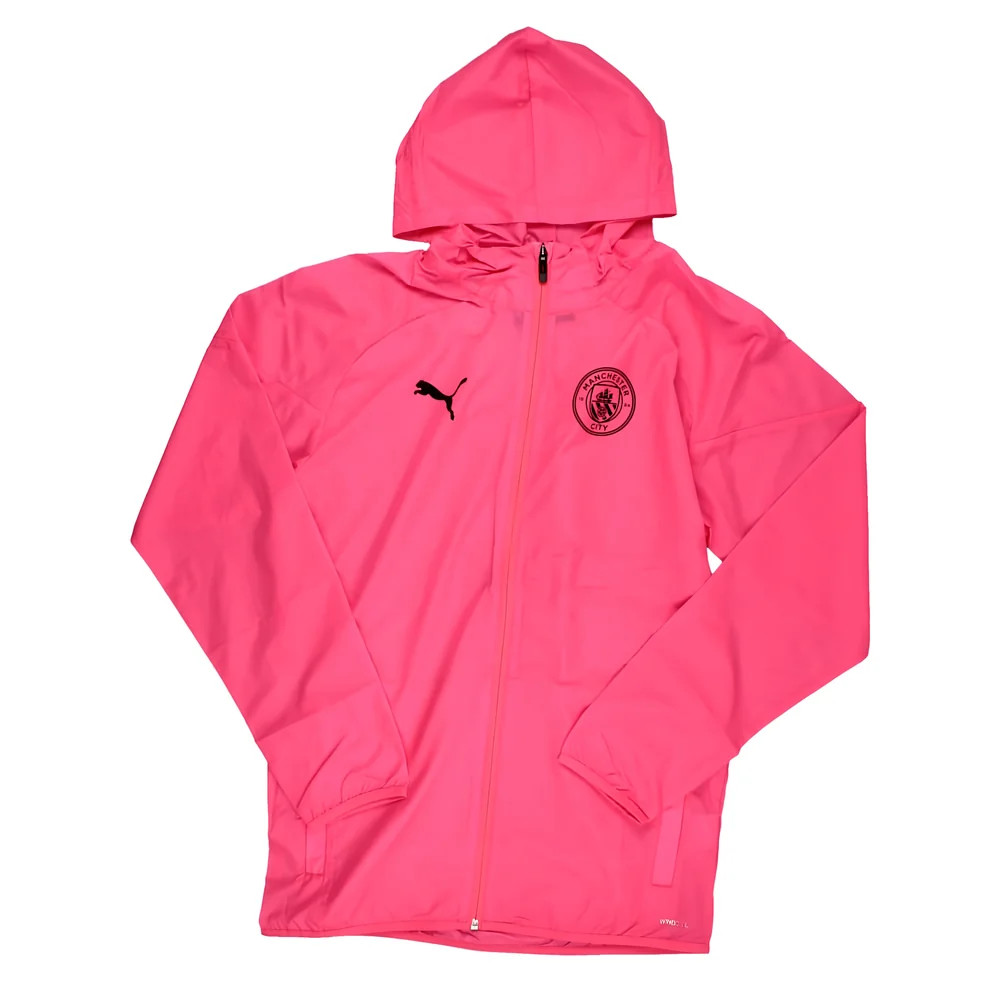 '23-'24 Man City Training Windshield (Sunset Glow) Polyester Manchester City Made By: Puma Men's Pink Xxl