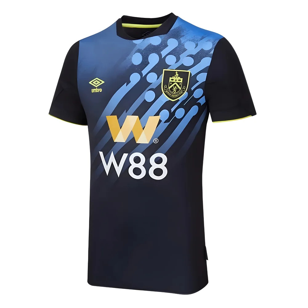 '23-'24 Burnley Third Shirt Polyester Made By: Umbro Men's Black Large