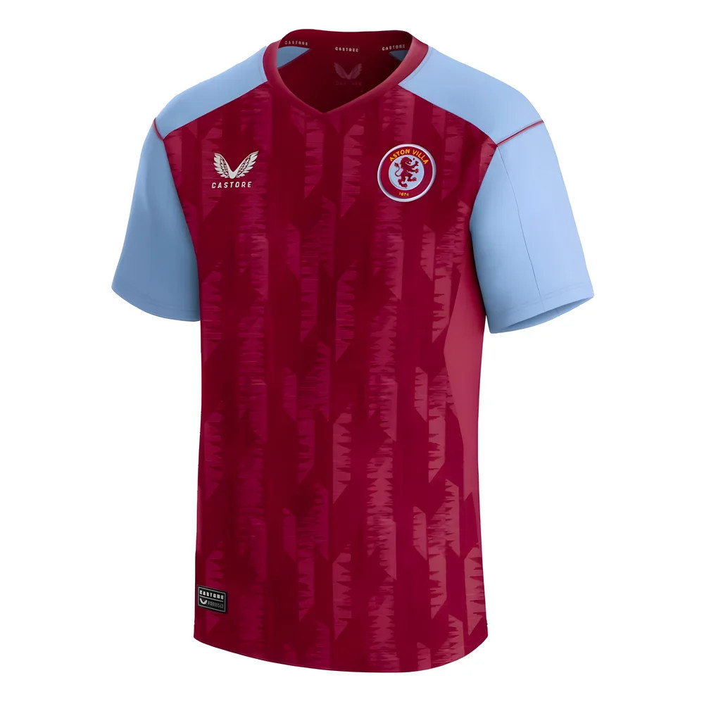 ’23-’24 Aston Villa Home Shirt (Kids) Claret XL Polyester Made By: Castore ’23-’24 Aston Villa Home Shirt (Kids) Claret XL Polyester Made By: Castore