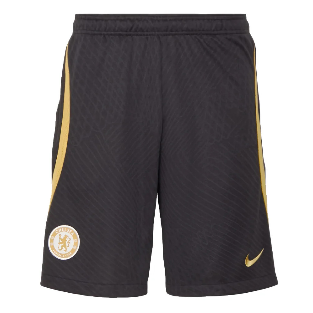 '23-'24 Chelsea Strike Dri-Fit Shorts (Kids) Polyester Made By: Nike Unisex Kids Navy Extra Small