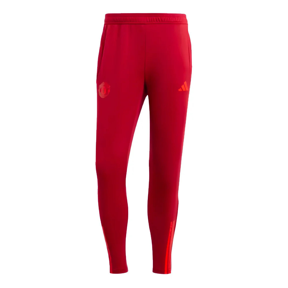 '23-'24 Man Utd Eu Training Pants (Burgundy) Polyester Manchester United Made By: Adidas Men's Burgundy Extra Large