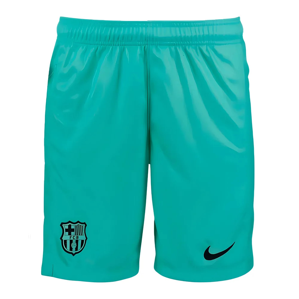 2023-2024 Barcelona Third Shorts (Aqua) [DX9827-486] Uksoccershop