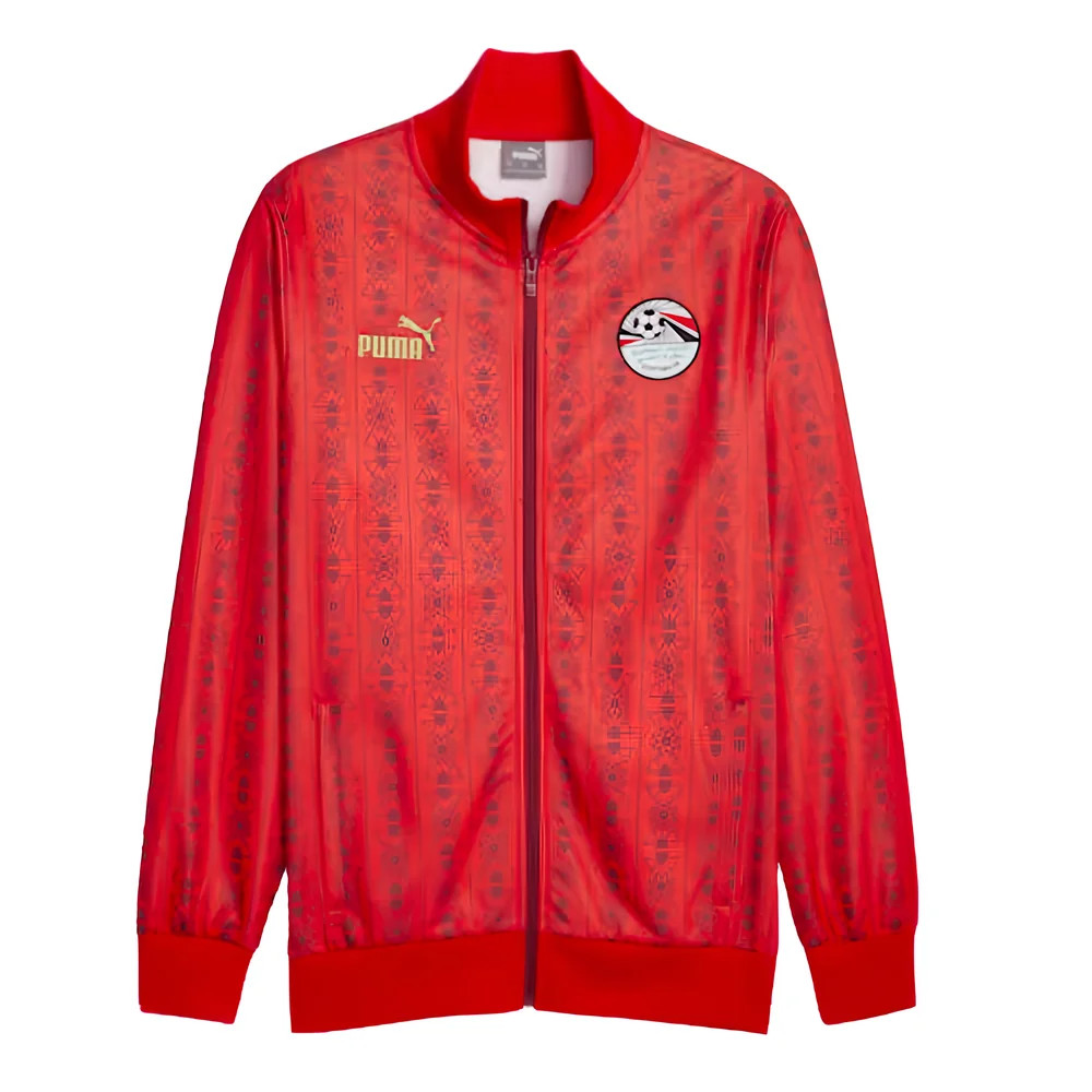 '23-'24 Egypt Ftblculture Track Jacket (Red) Polyester Made By: Puma Men's Red Large