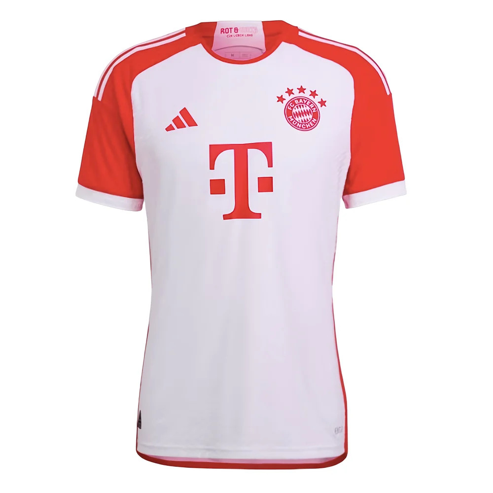 '23-'24 Bayern Munich Authentic Home Shirt Polyester Made By: Adidas Men's White Extra Small