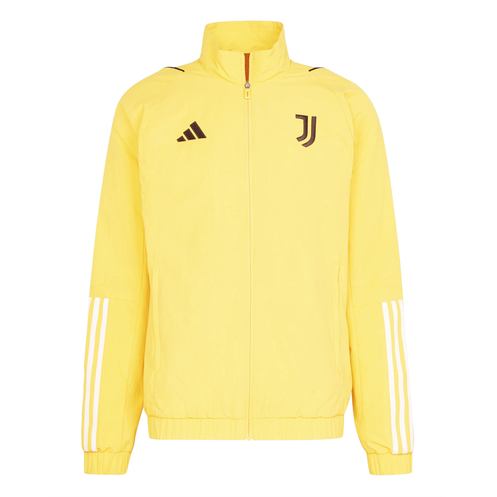 '23-'24 Juventus Presentation Jacket (Bold ) Polyester Made By: Adidas Men's Gold Xxl