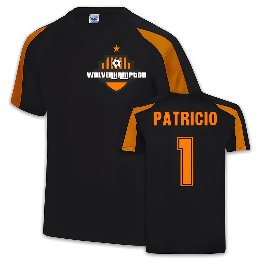 Rui Patricio Wolves Sports Training Jersey (Black) Polyester Uksoccershop Men's Black Xxl