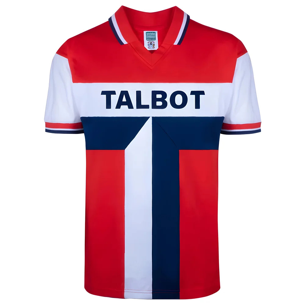Coventry 1982 Away Retro Football Shirt Polyester Made By: Score Draw Men's Red Large