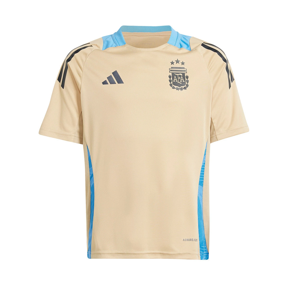 '24-'25 Argentina Training Jersey (Hazy ) Polyester Made By: Adidas Men's Beige Xxl
