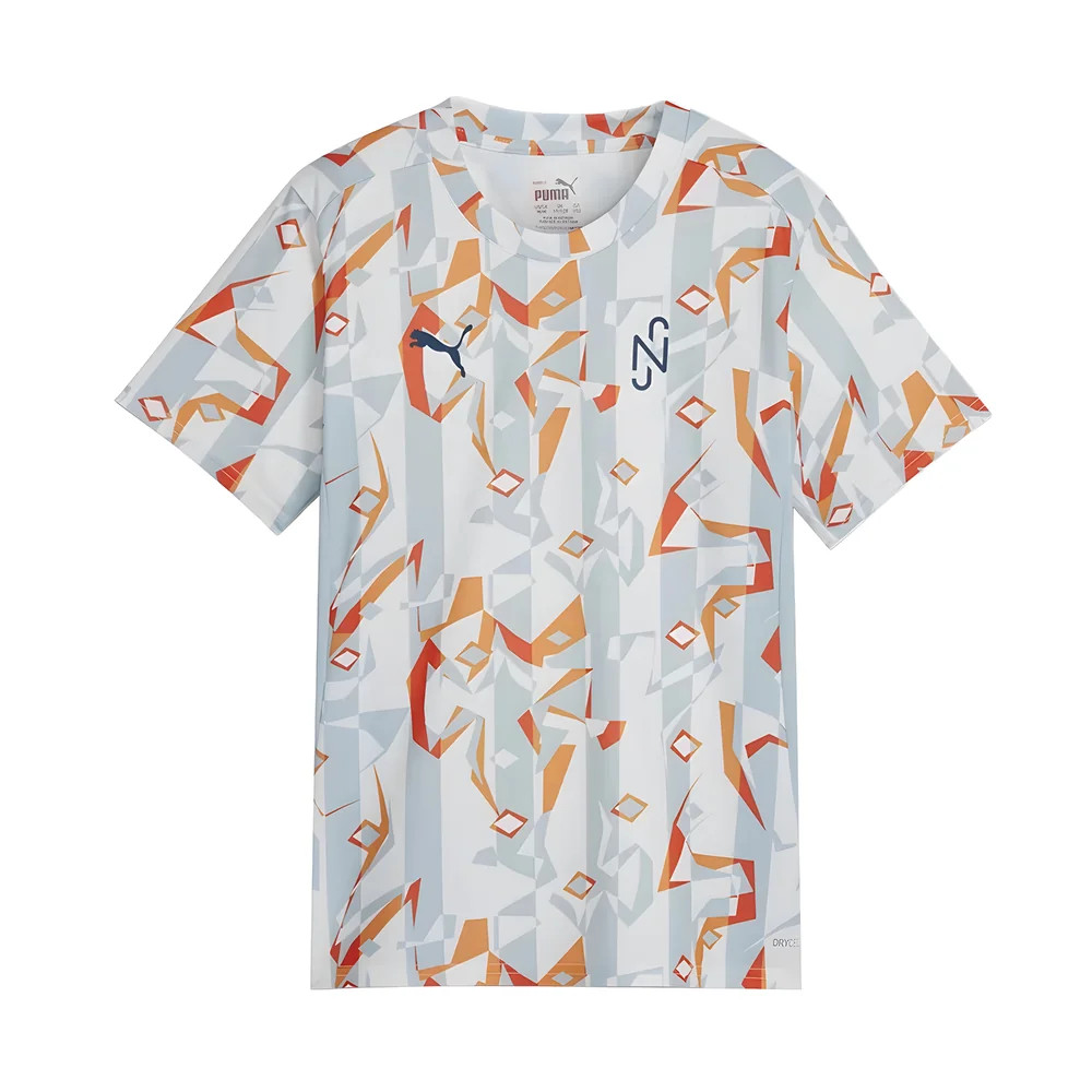 Neymar Jr Jersey (White) Polyester Brazil Made By: Puma Men's White Large