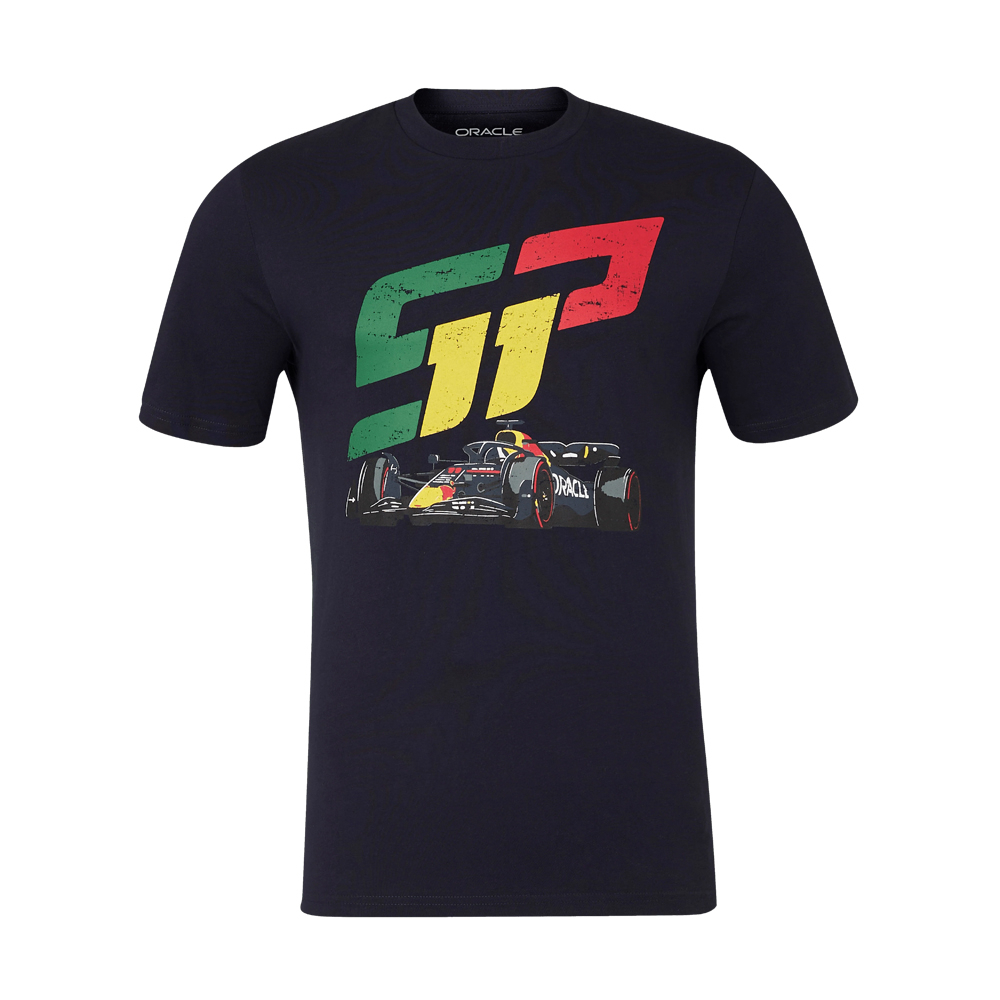 2024 Bull Racing Sergio Perez Race Car Tee (Night Sky) Polyester Made By: Castore Men's Red Large