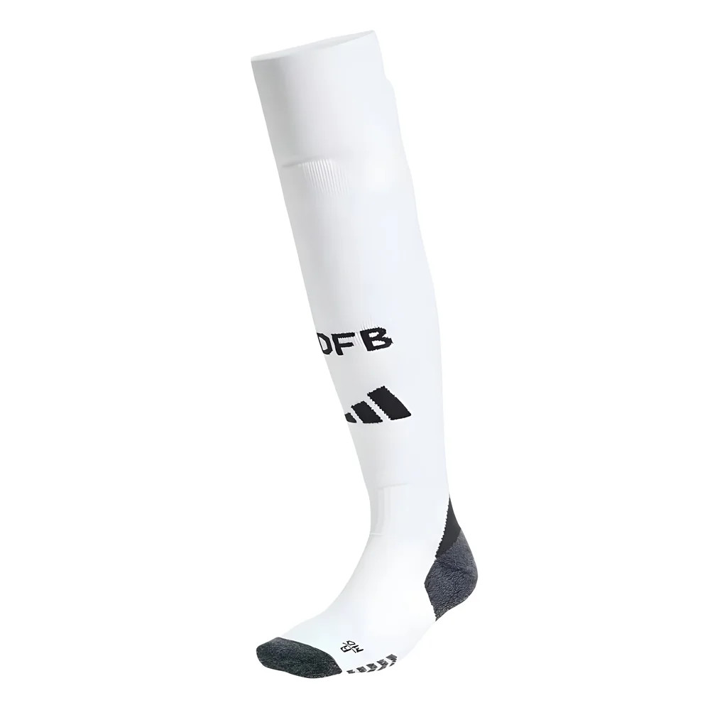 '24-'25 Germany Home Socks (White) Adults Polyester Made By: Adidas Unisex White Medium