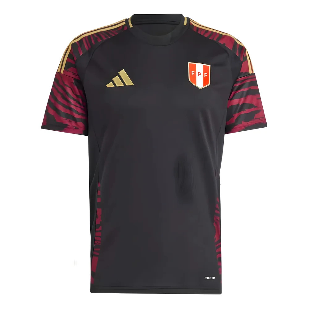 '24-'25 Peru Away Shirt Polyester Made By: Adidas Men's Black Xxl