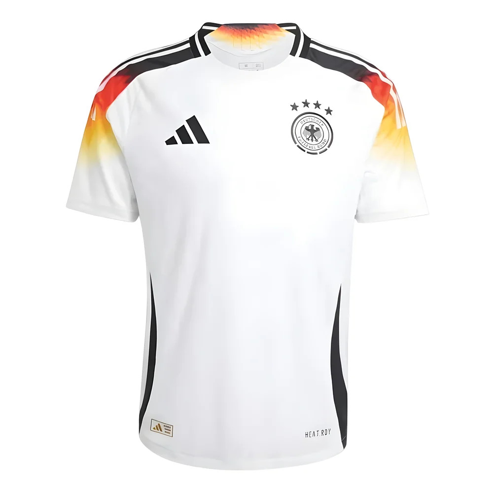 '24-'25 Germany Authentic Home Shirt Polyester Made By: Adidas Men's White Xxl