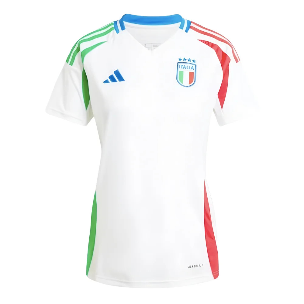 '24-'25 Italy Away Shirt (Ladies) Polyester Made By: Adidas Men's White Extra Large