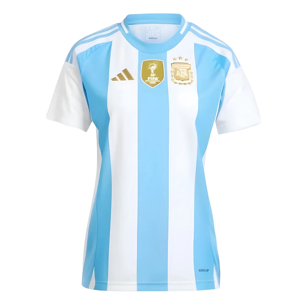 '24-'25 Argentina Home Shirt () Polyester Made By: Adidas Women's Blue Extra Large