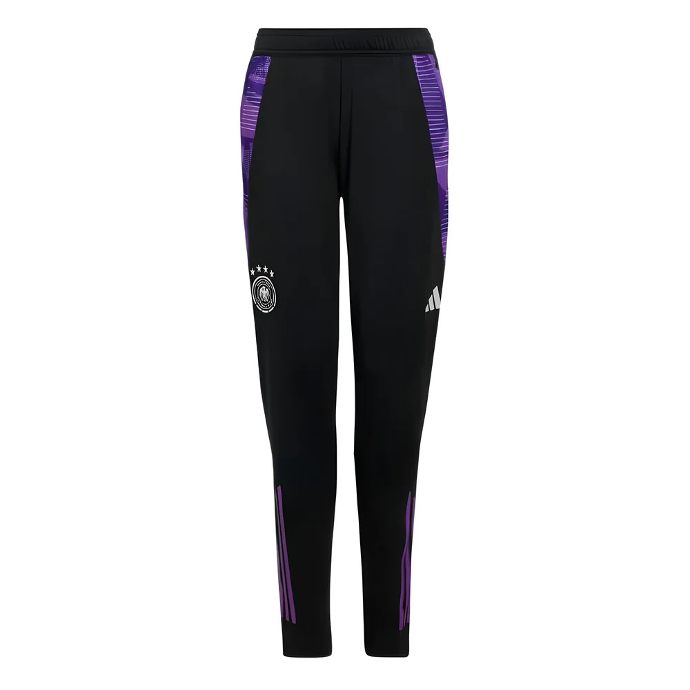 '24-'25 Germany Training Pants (Black) - Kids Polyester Made By: Adidas Unisex Kids Black 28 Waist