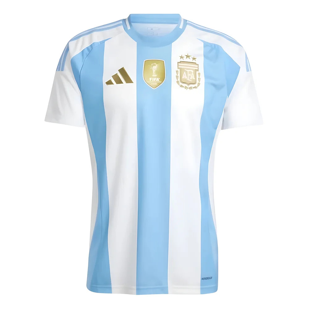 '24-'25 Argentina Home Shirt Polyester Made By: Adidas Men's White Extra Large