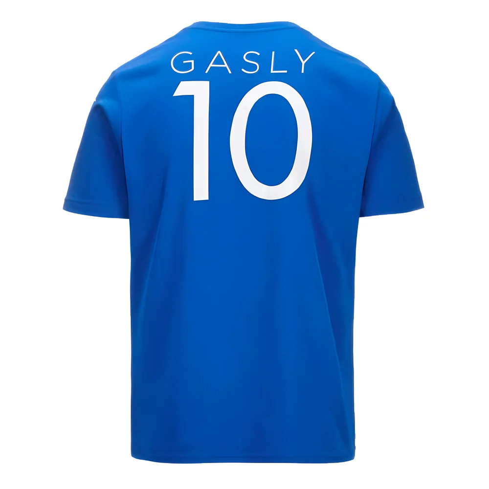 2024 Alpine Pierre Gasly Team Tee (Blue) Polyester Made By: Kappa Men's Blue 3XL