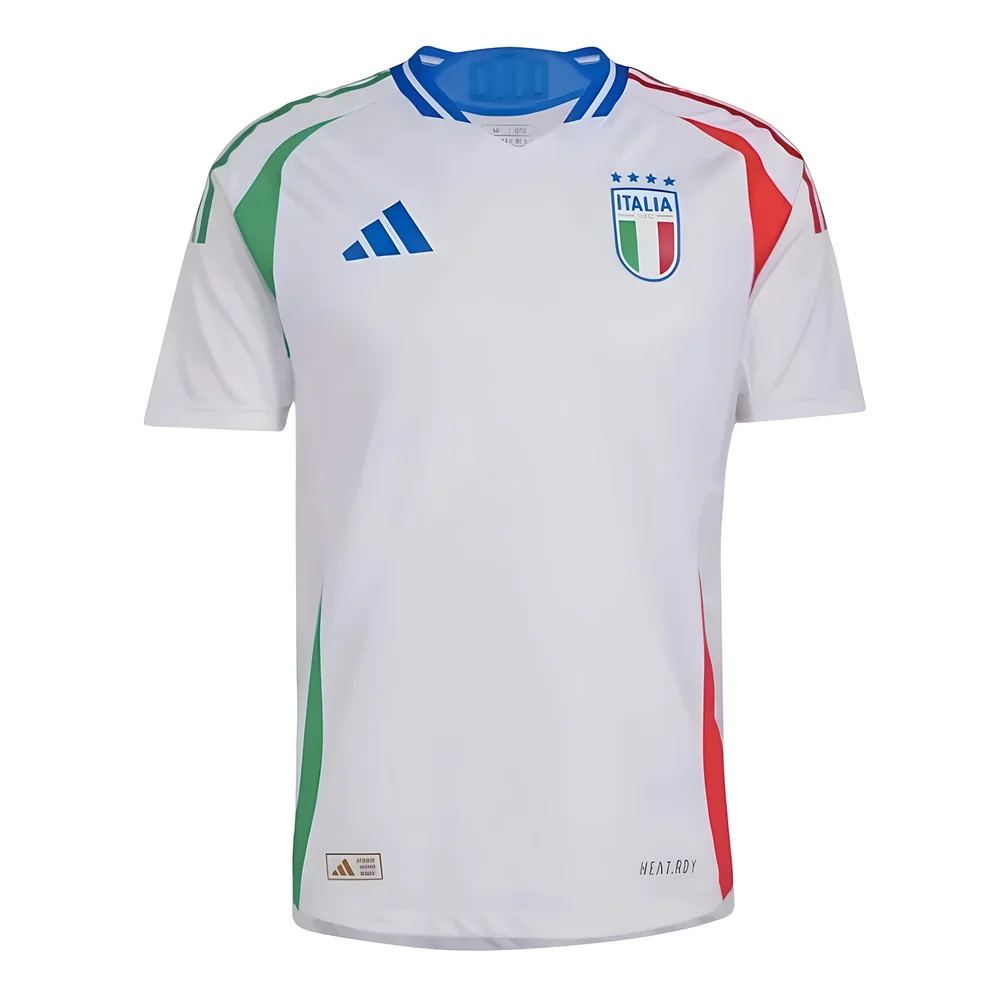 '24-'25 Italy Authentic Away Shirt Polyester Made By: Adidas Men's White Extra Large
