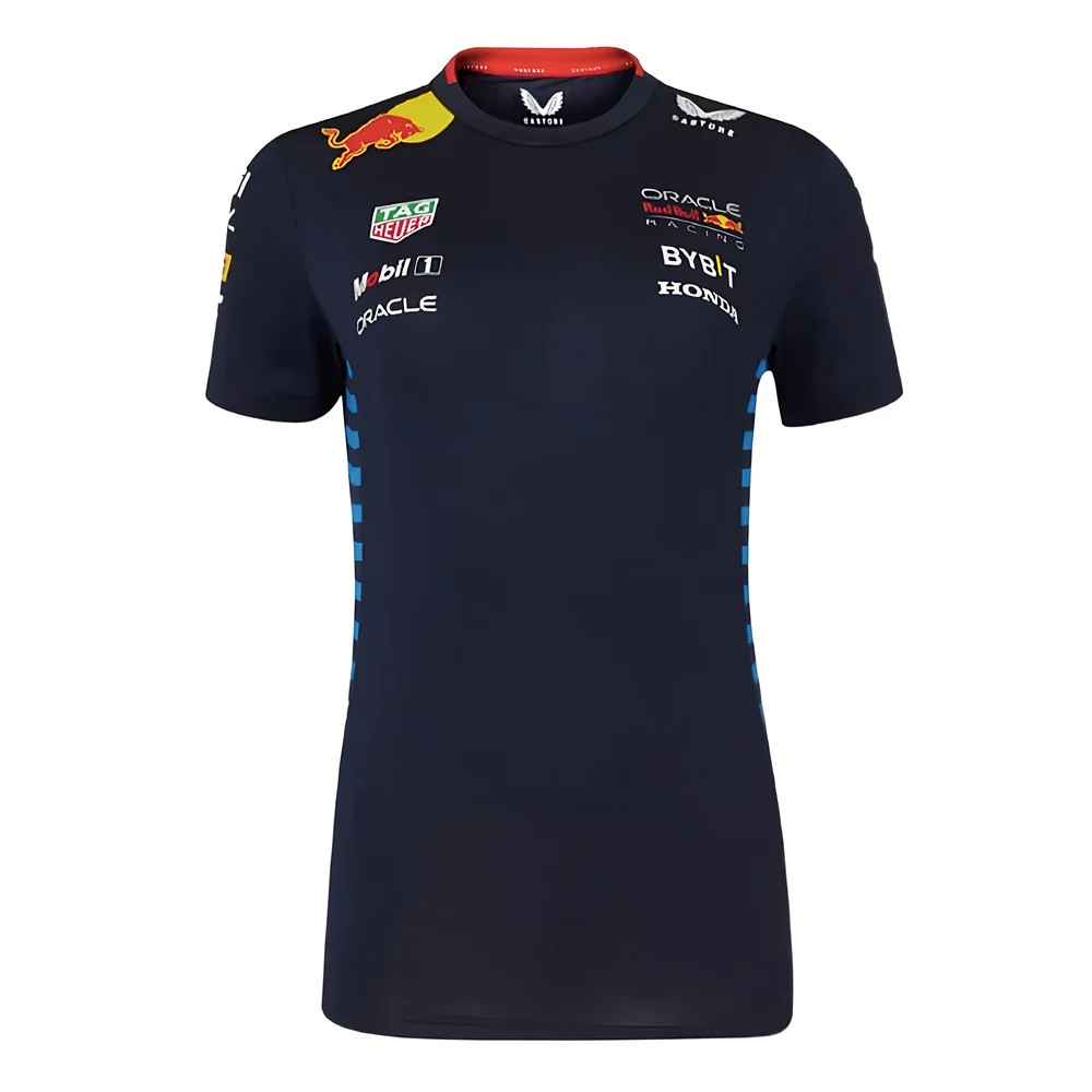 2024 Bull Racing America Race Team Tee - Polyester Made By: Castore Women's Red Large