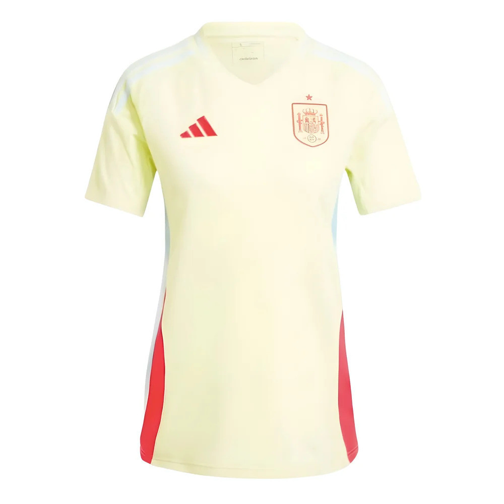'24-'25 Spain Away Shirt (Ladies) Polyester Made By: Adidas Men's Yellow Medium