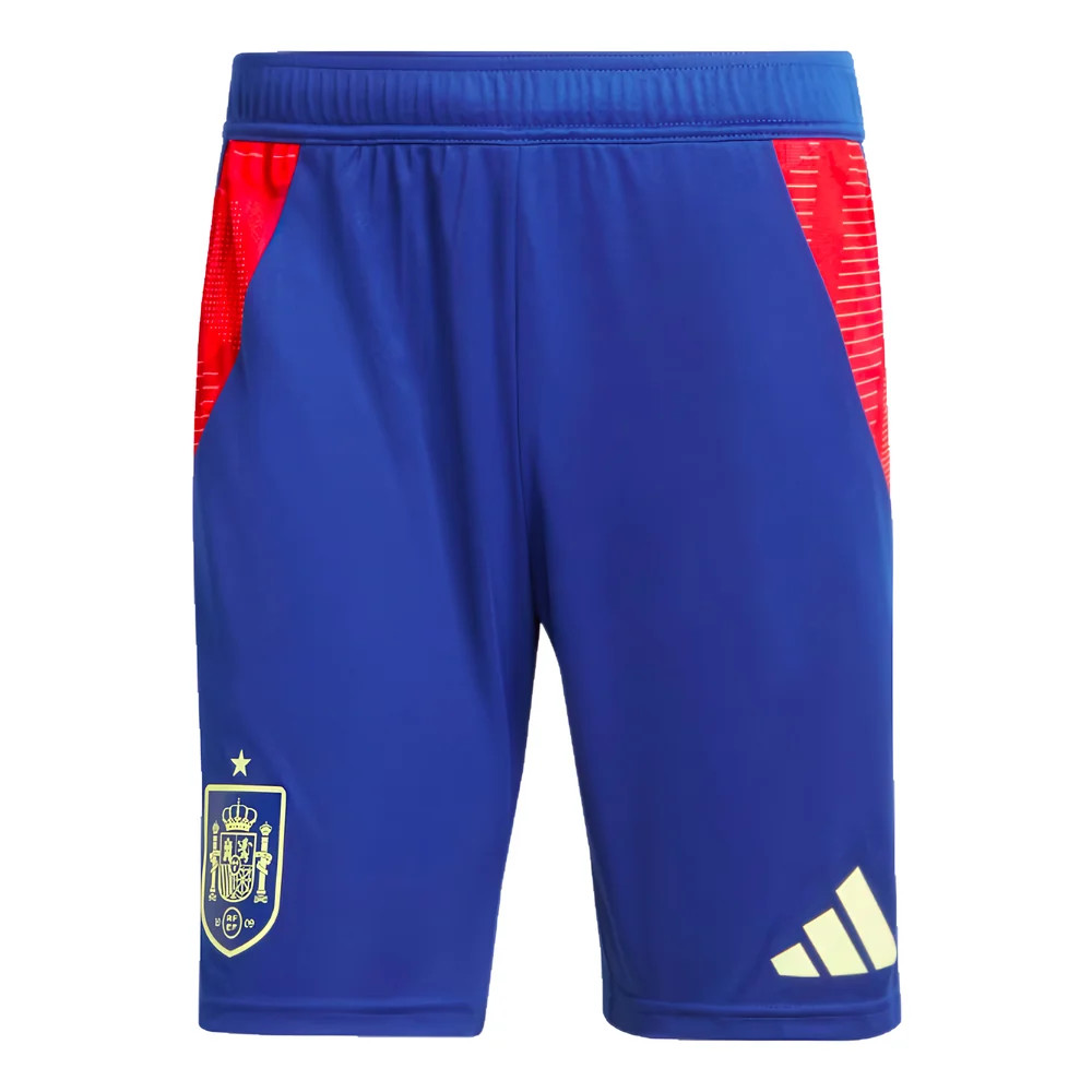 '24-'25 Spain Training Shorts (Blue) Polyester Made By: Adidas Men's Blue Xxl
