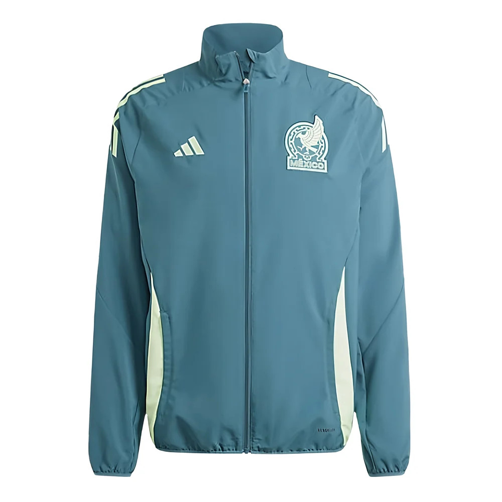 '24-'25 Mexico Presentation Jacket (Green) Polyester Made By: Adidas Men's Green Medium
