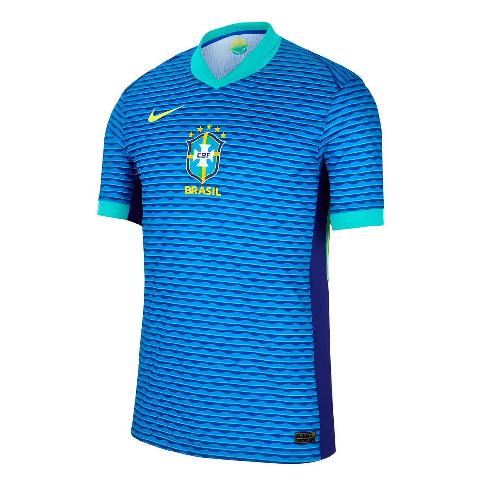 '24-'25 Brazil Away Dri-Fit Adv Match Shirt Polyester Made By: Nike Men's Blue Xxl
