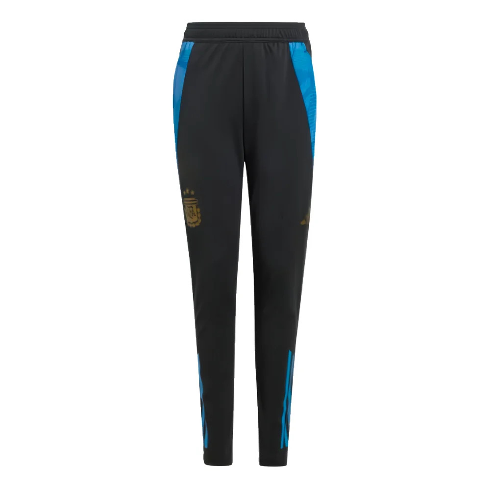 '24-'25 Argentina Training Pants (Carbon) - Kids Polyester Made By: Adidas Unisex Kids Grey 22 Waist