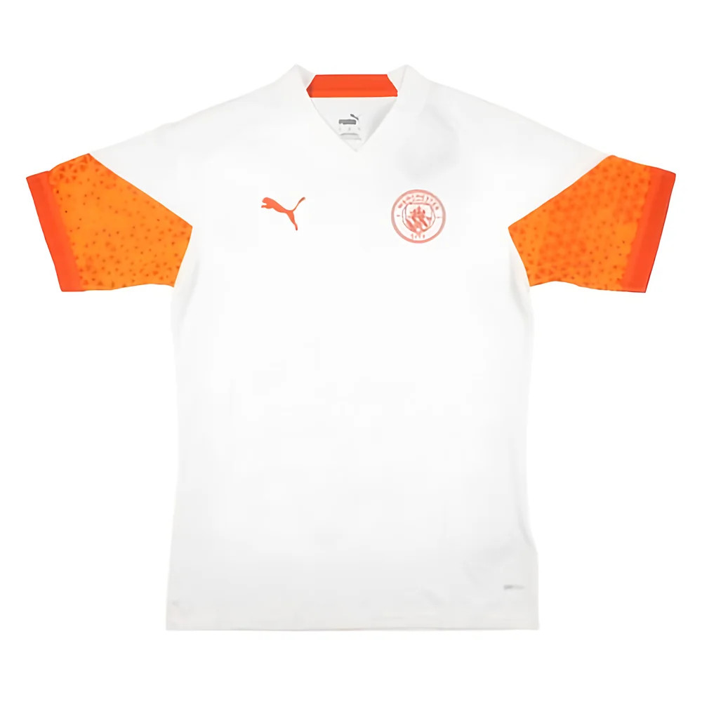 '23-'24 Man City Training Jersey Pro (Marble) Polyester Manchester City Made By: Puma Men's White Large