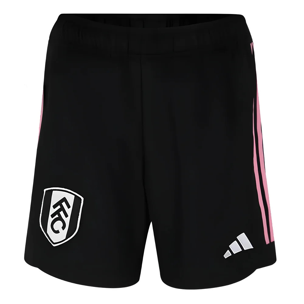 '23-'24 Fulham Third Shorts (Black) - Kids Polyester Made By: Adidas Unisex Kids Black 26 Waist