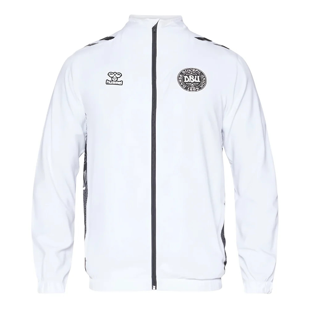 '24-'25 Denmark Line Up Hmlgo Shell Jacket (White) Polyester Made By: Hummel Men's White 3XL