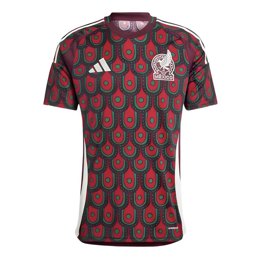 '24-'25 Mexico Home Shirt Polyester Made By: Adidas Men's Black Medium