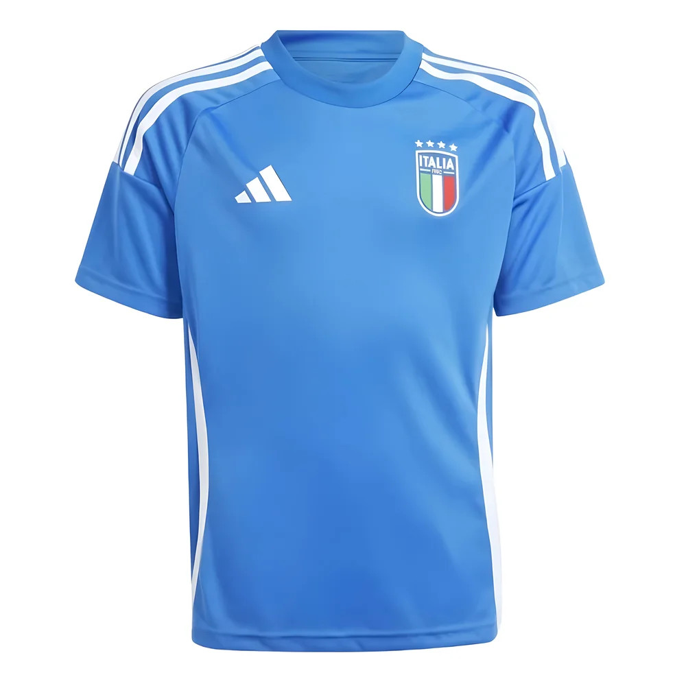 '24-'25 Italy Home Fan Jersey (Kids) Polyester Made By: Puma Unisex Kids Blue Size 9-10