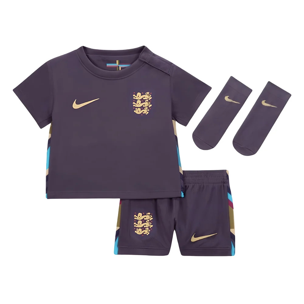 '24-'25 England Away Baby Kit Toddler's 3-6 Mo Polyester Made By: Nike Unisex Toddler Navy 24-36 Mo
